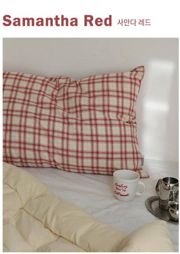 チェック柄 枕カバー #3 | rendezvous collection