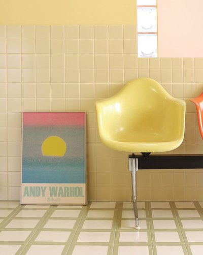 SUNSET andy warhol | wall art