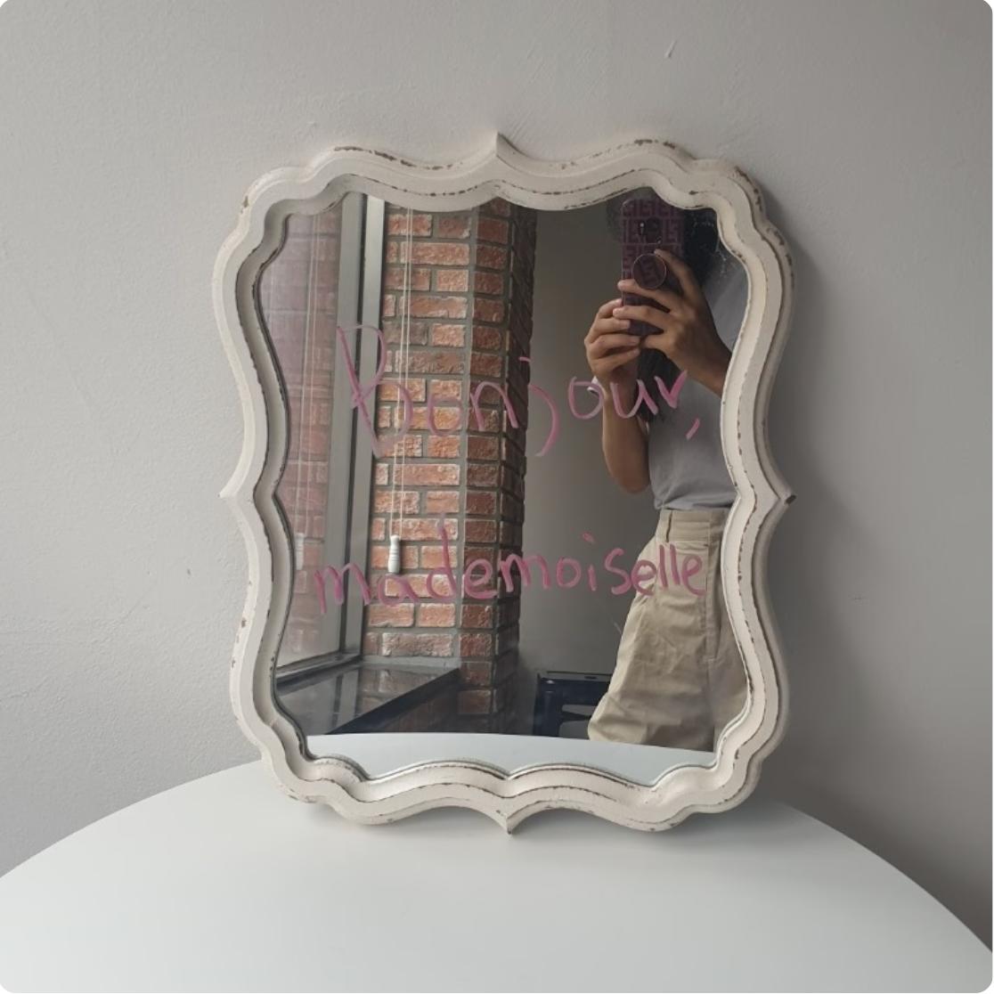 ビンテージ風 フレンチミラー | vintage style mirror