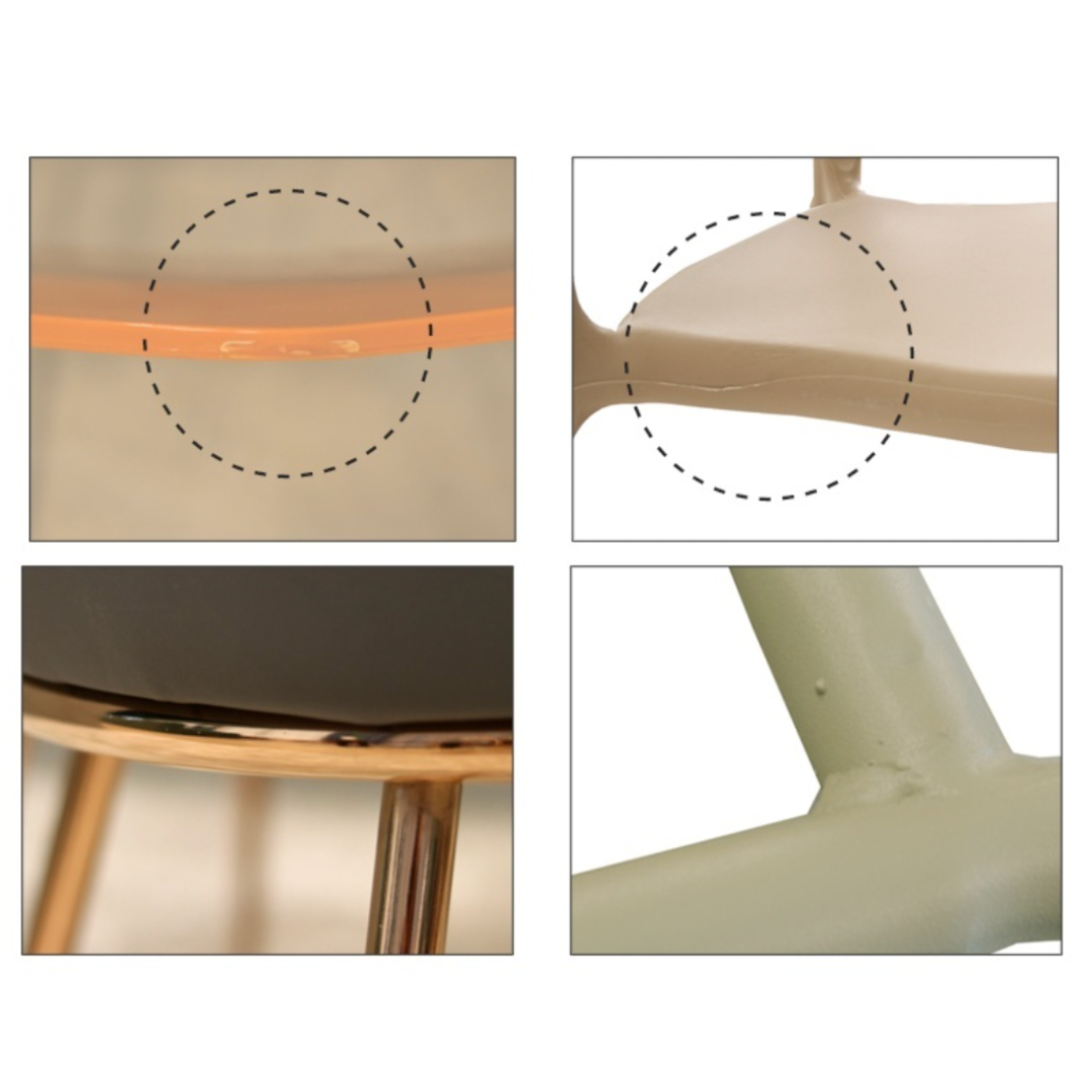 【8カラー】2ピースセット カラーモダンチェア | color chair