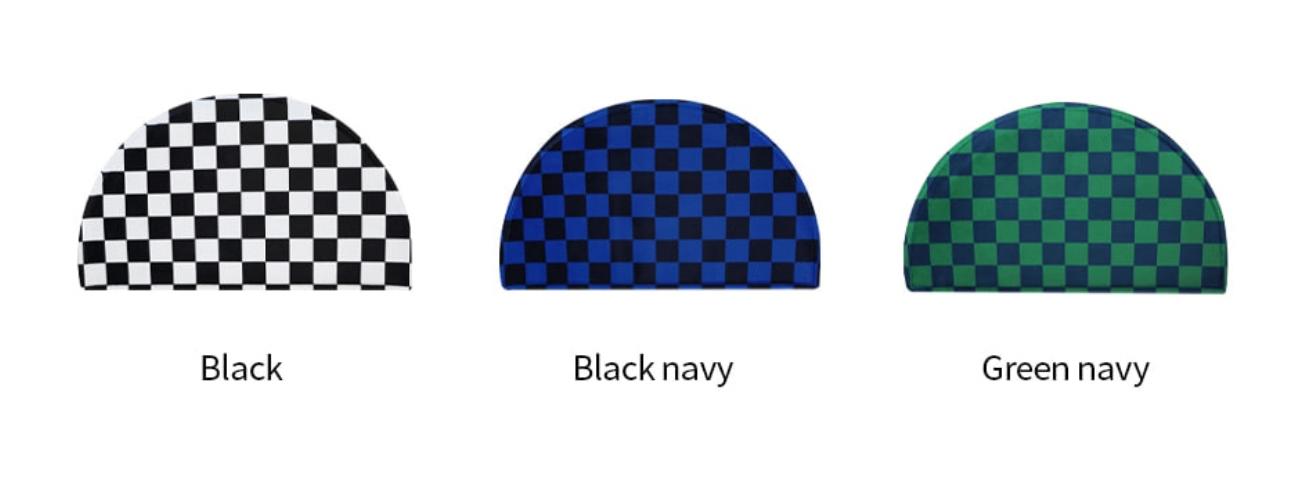 チェック柄 ハーフムーンラグ | half moon rug