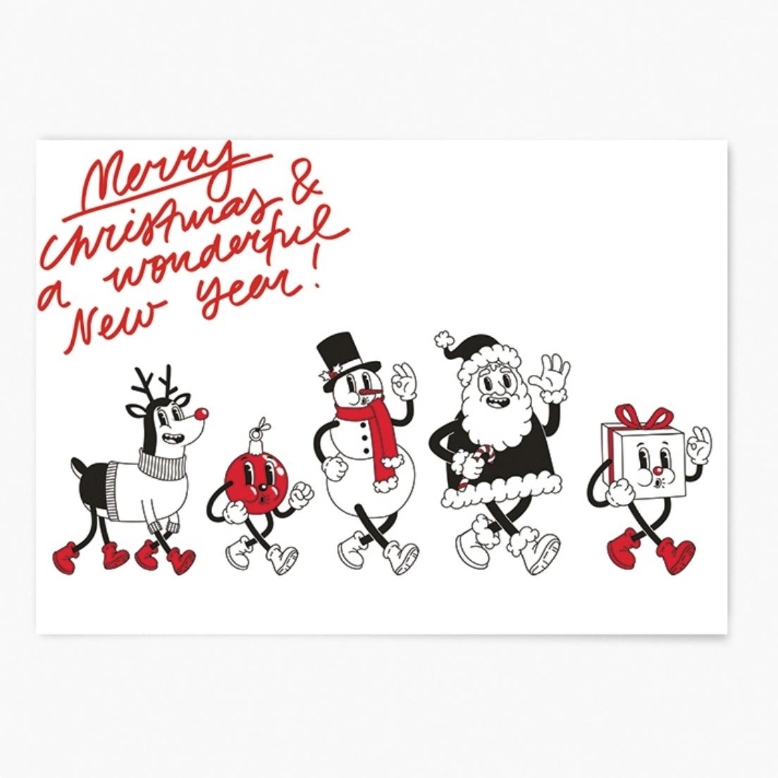 christmas friends | wall art