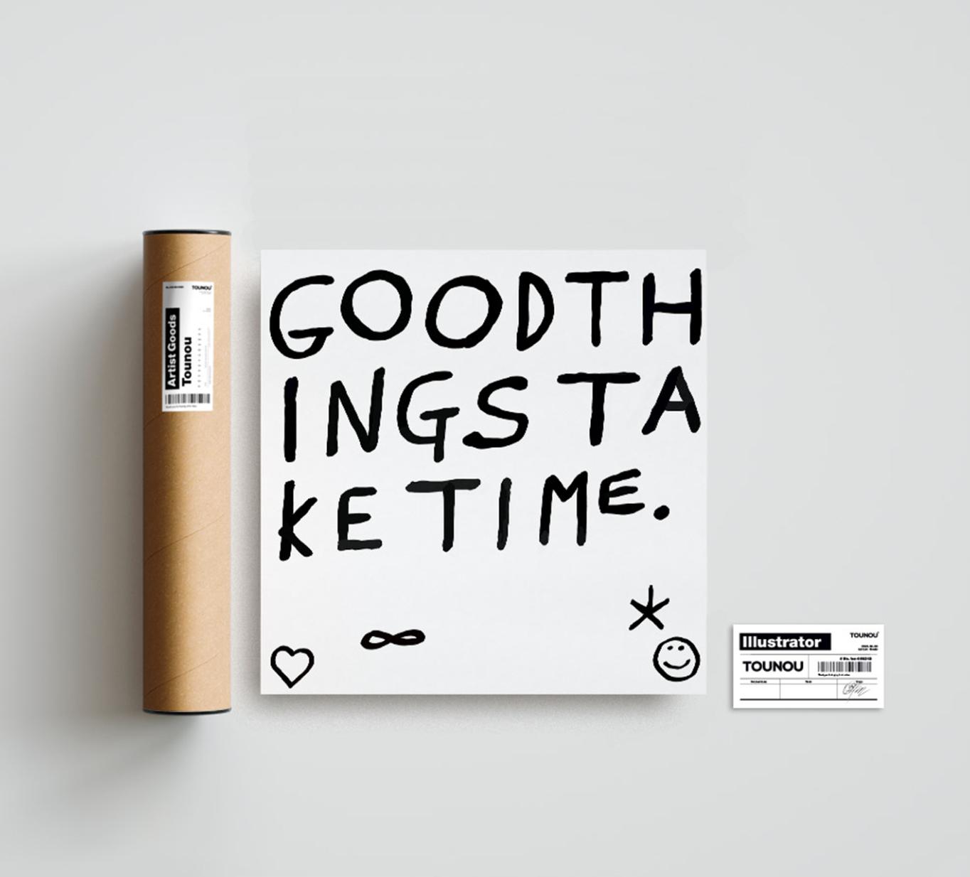 Goodthings take time | wall art