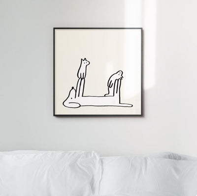 lazyyy weekend | wall art