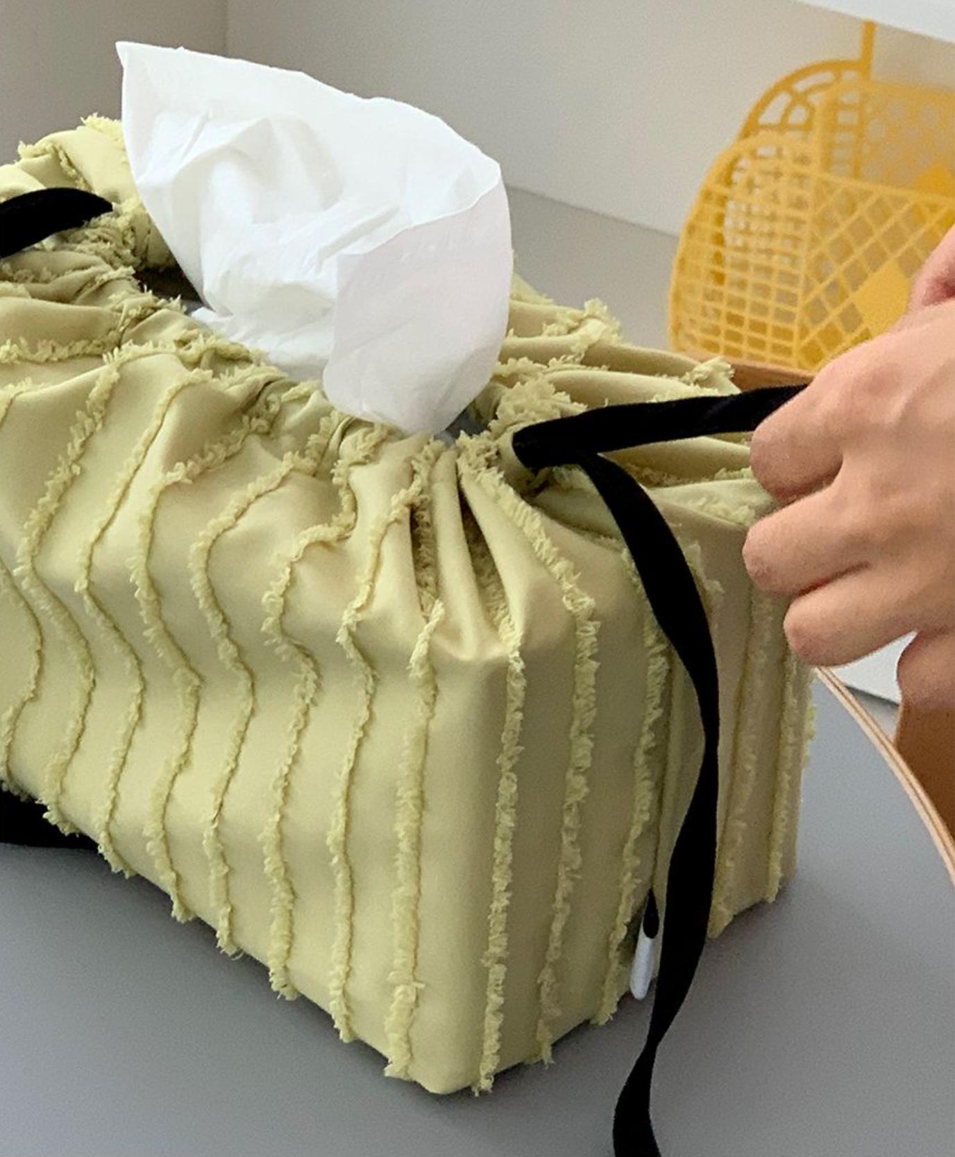 選べるカラー リボンケーキ | tissue case