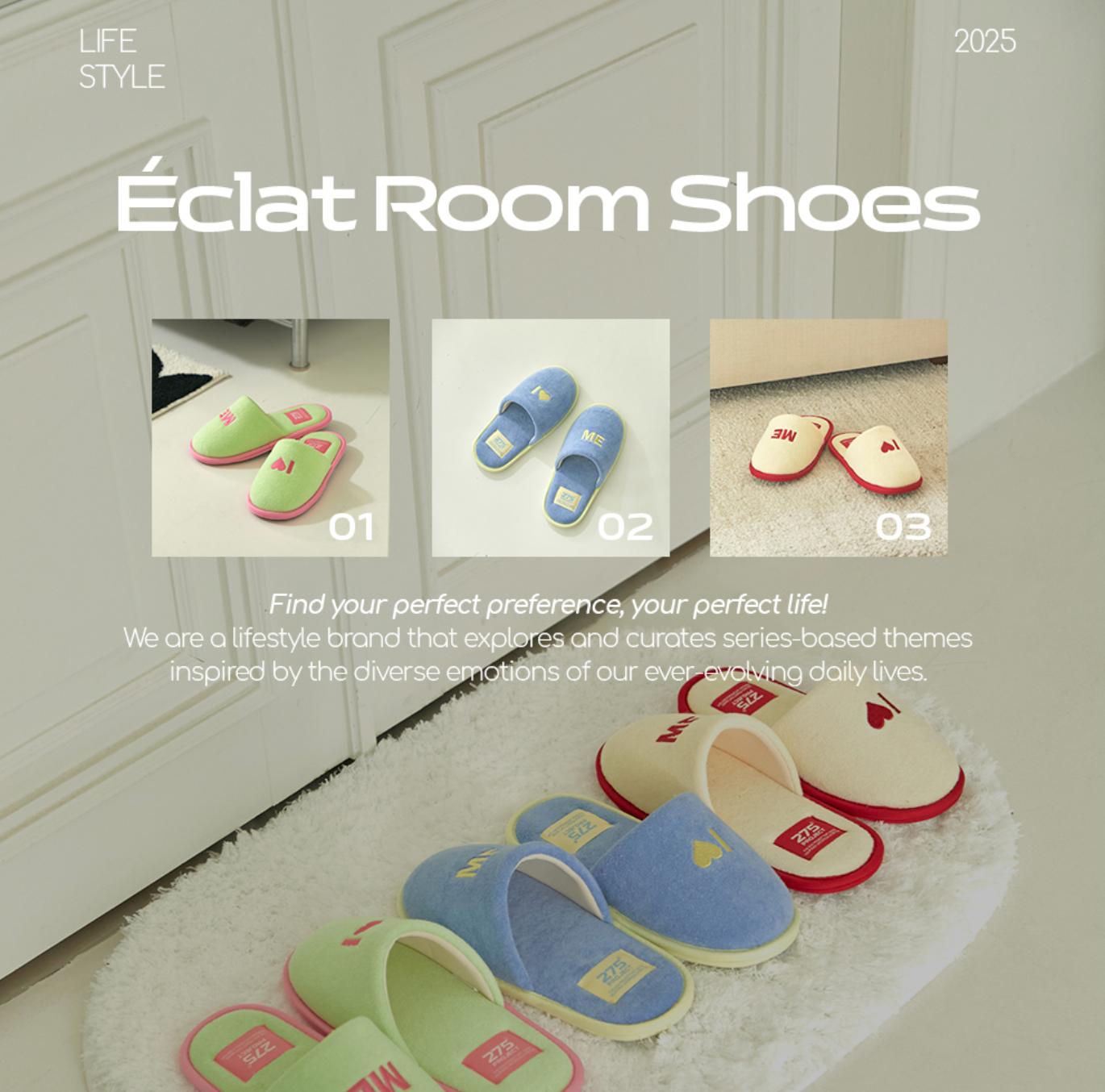 lettering room shoes | 3 colors