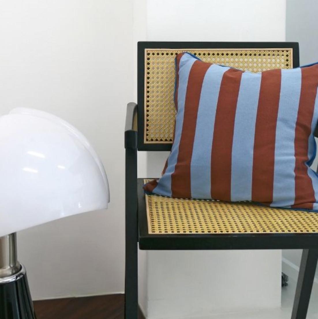 ストライプ コットンニット クッションカバー | knit cushion cover