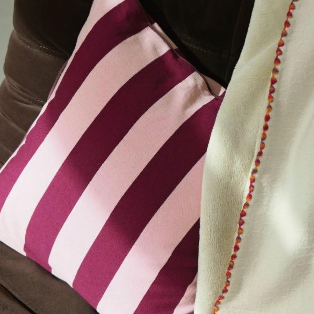 ストライプ コットンニット クッションカバー | knit cushion cover