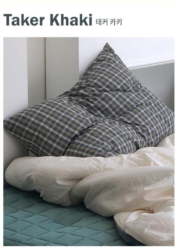 チェック柄 枕カバー #10 | rendezvous collection