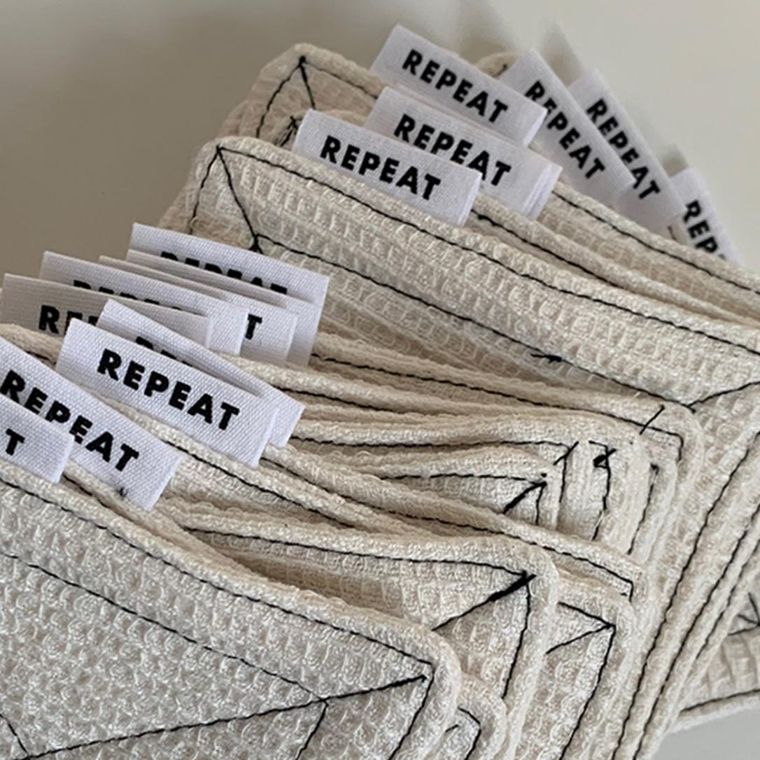 ワッフルコットンコースター | waffle cotton coaster