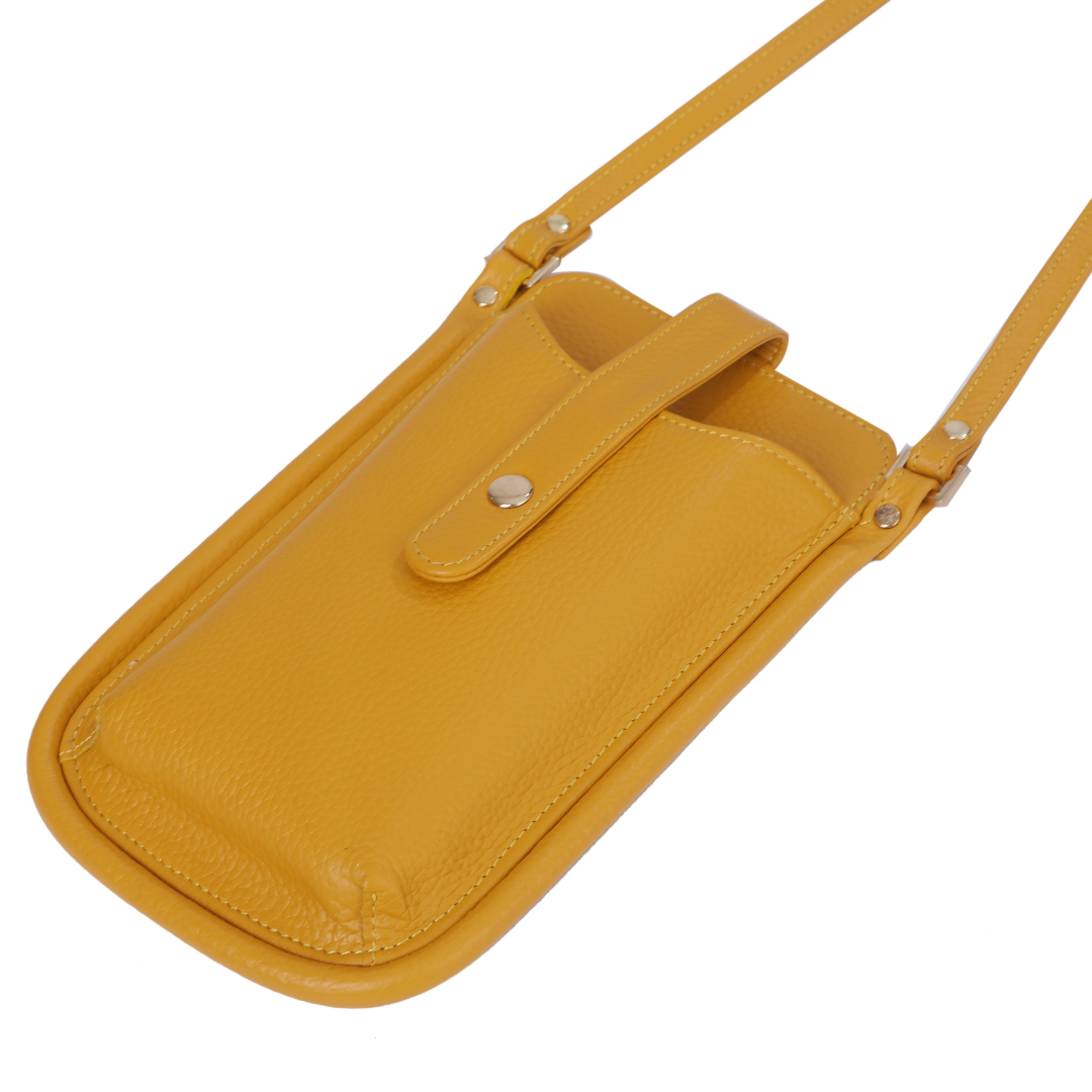 【MADE】選べる4色 レザースマホショルダー | leather mini shoulder bag