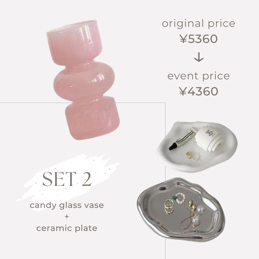 Ceramic tray + selected accessories Great value set sale