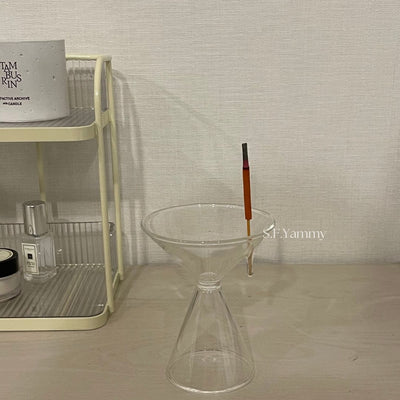 glass incense stand
