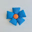 puffy flower grip #blue