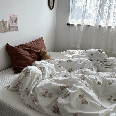 teddy bear bed linen