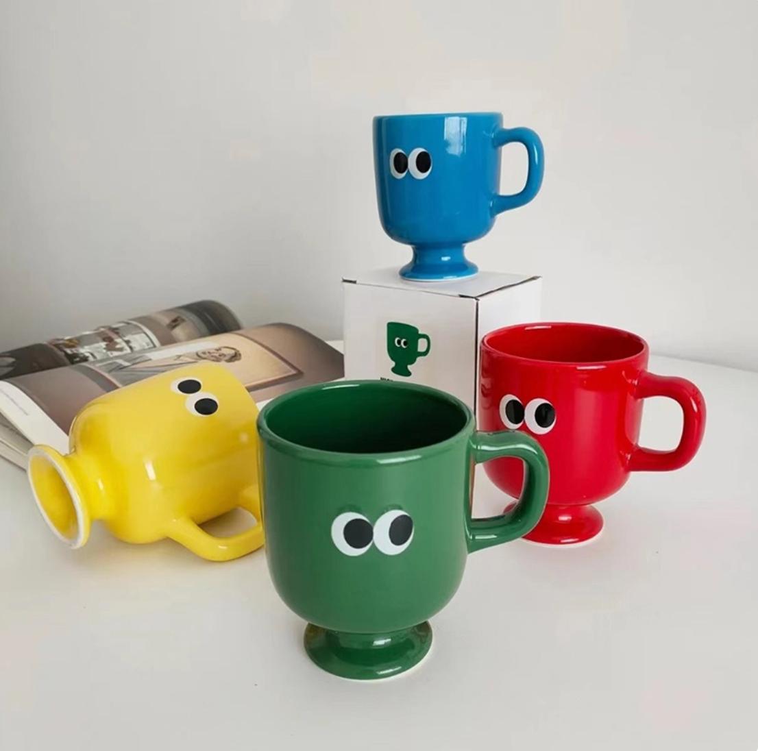 カラフル マグカップ | big eyes colorful mug