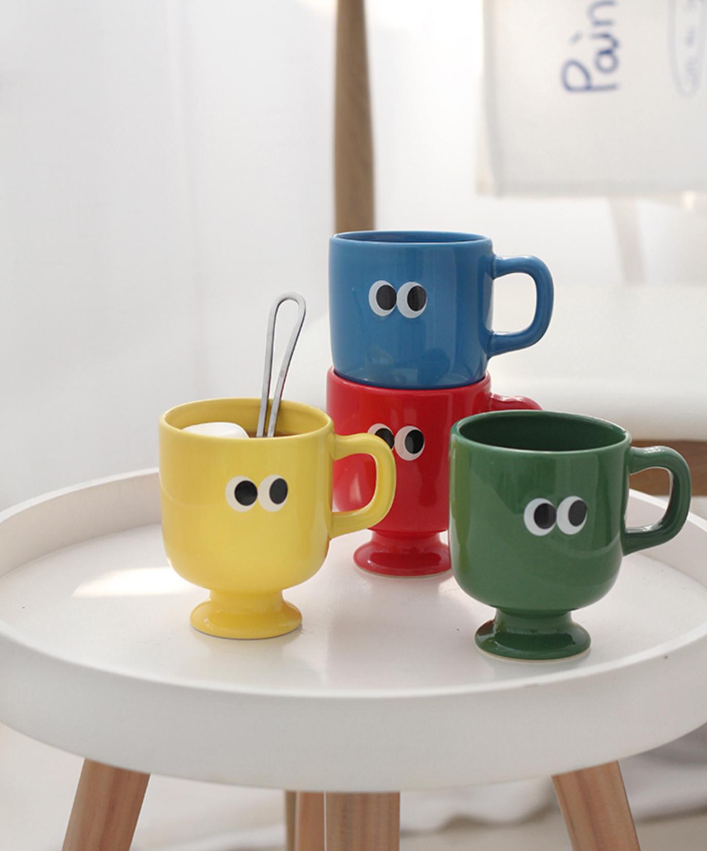 カラフル マグカップ | big eyes colorful mug