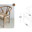 【80cm】選べる椅子 ウッドハーフ ダイニングテーブル