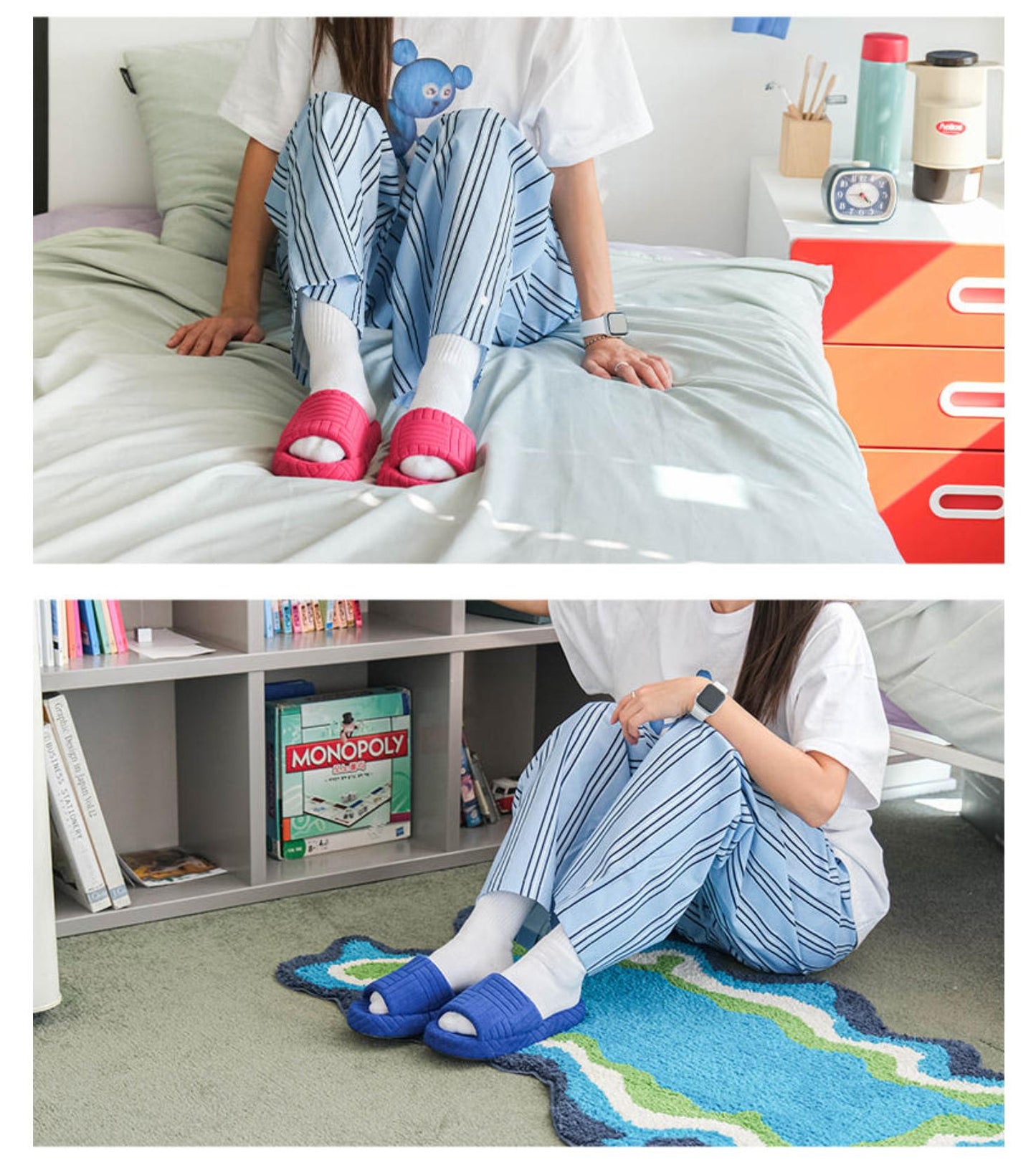 【NEW COLORS】ビビッド ルームシューズ | vivid room slippers