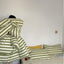 選べるサイズ 3点セット greentea striped bed linen