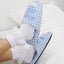 checkered room slippers | Lazyz