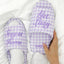 checkered room slippers | Lazyz