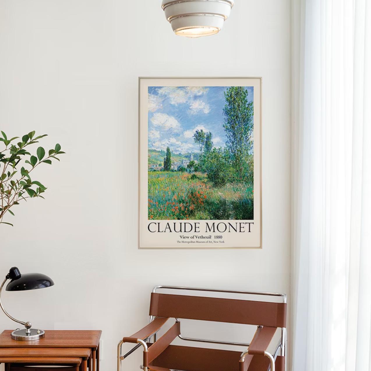 view of vetheuil | wall art