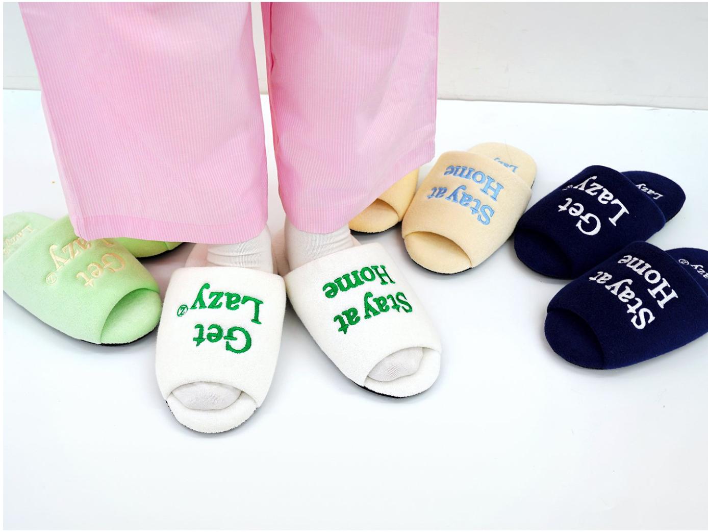 pastel room slippers | Lazyz