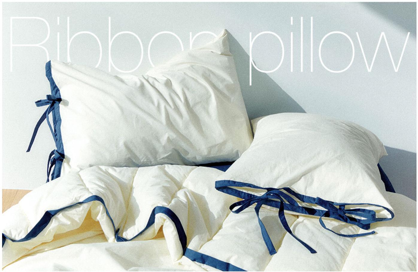 ribbon pillow case | biscuit collection