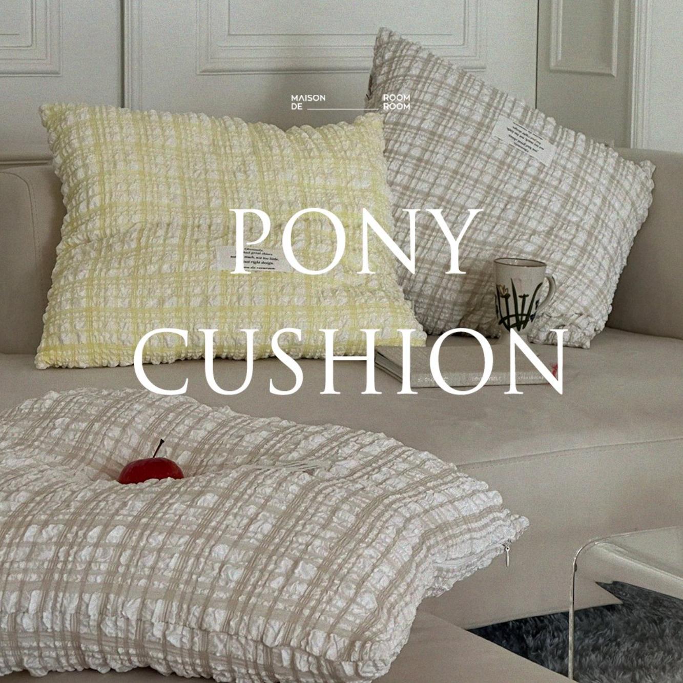 PONY cushion case