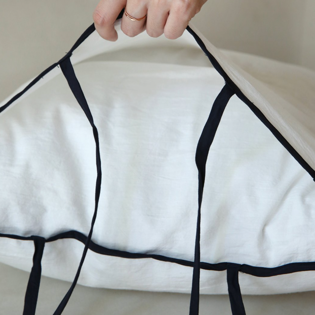 キティリボン 枕カバー | kitty ribbon pillow case