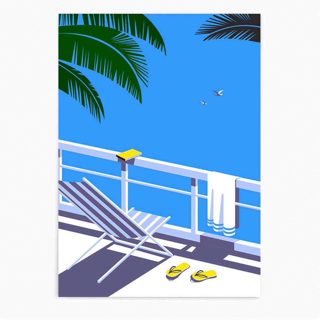 summer seaside | wall art