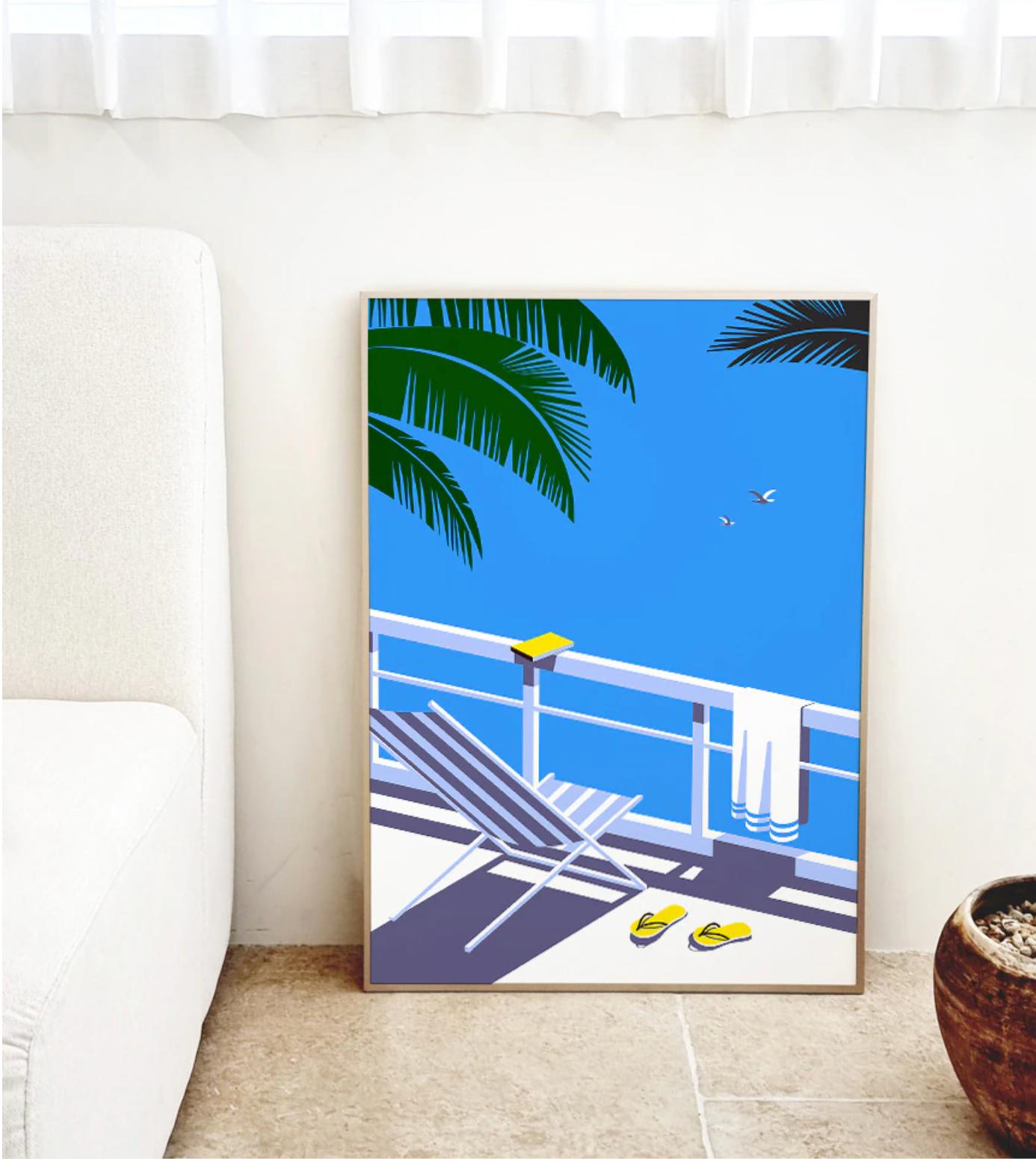 summer seaside | wall art