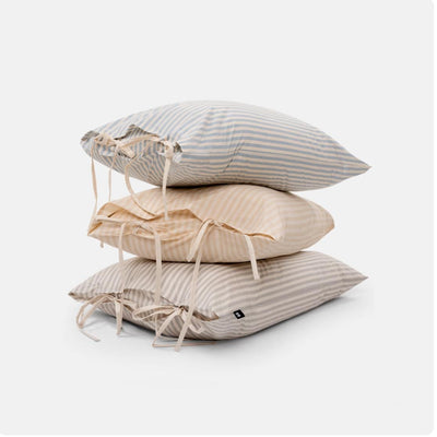 サイドリボン 枕カバー | side ribbon pillow case