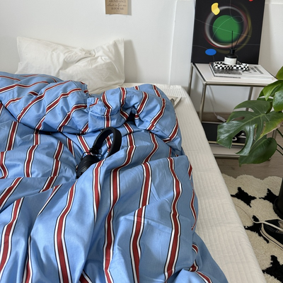 選べるサイズ striped bed linen