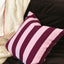 ストライプ コットンニット クッションカバー | knit cushion cover