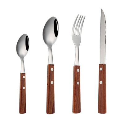 wood cutlery set
